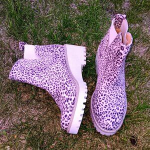 Dolce Vita DV Leopard Boots Size 8 NEW!